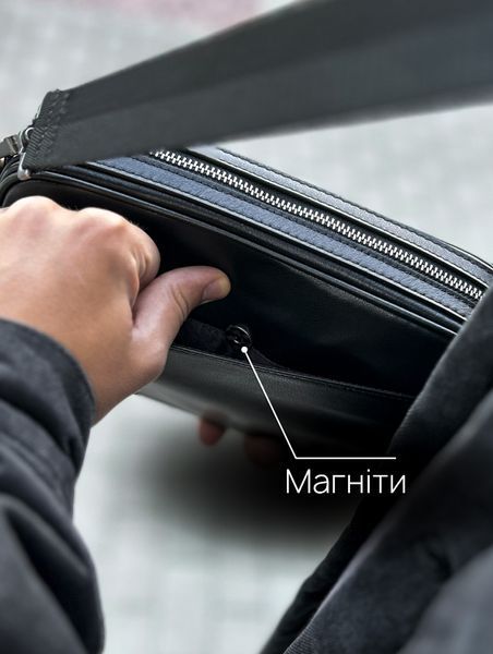 Сумка Gard, Чоловіча шкіряна сумка через плече, Натуральна шкіра w914 фото